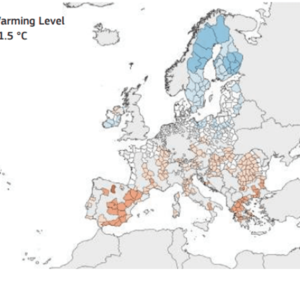 Gráficos cambio climático. Pérdidas en ecosistemas de agua dulce